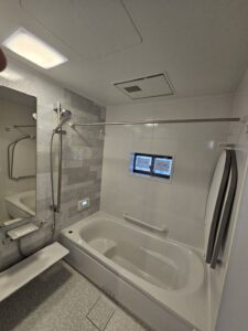 新ユニットバス（施工後の浴室内）