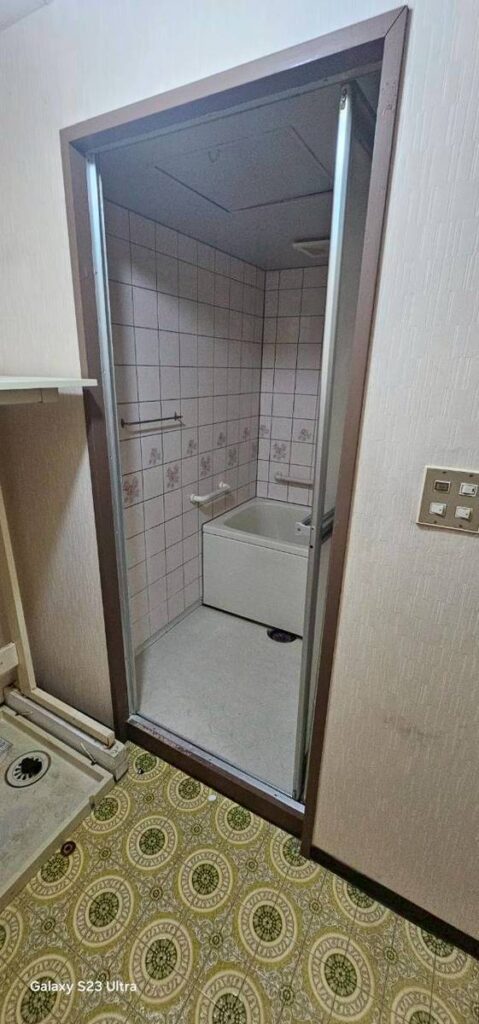 施工前:バスルーム