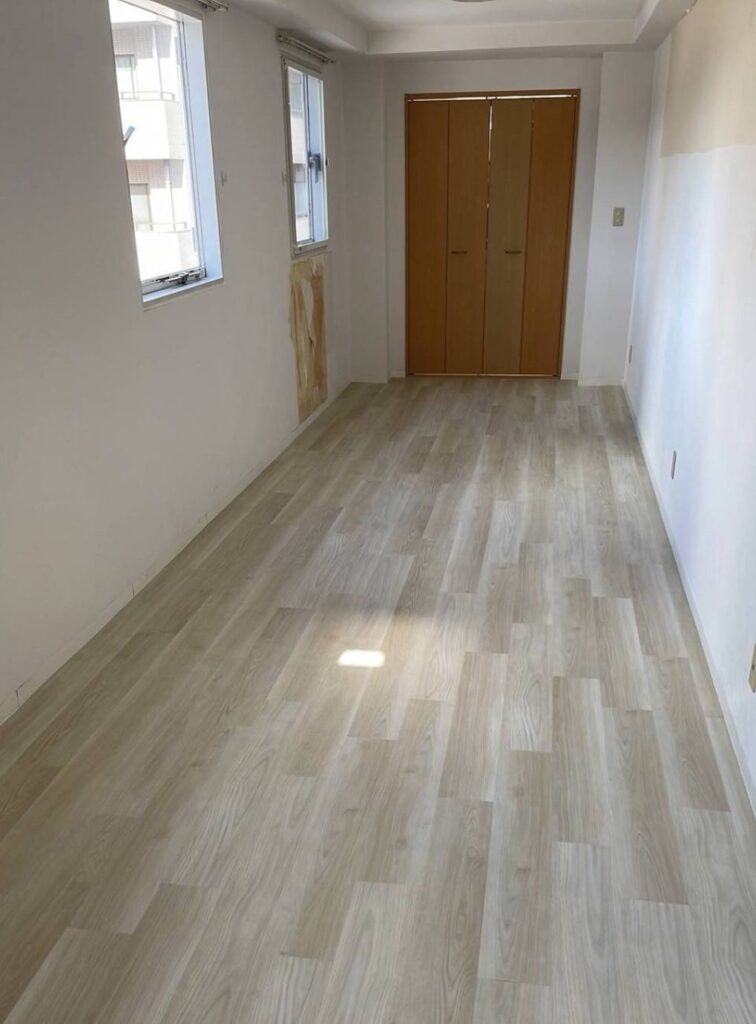 内装フルリフォーム(和室から洋室へ・トイレ交換・収納改修・フロアタイル施工)