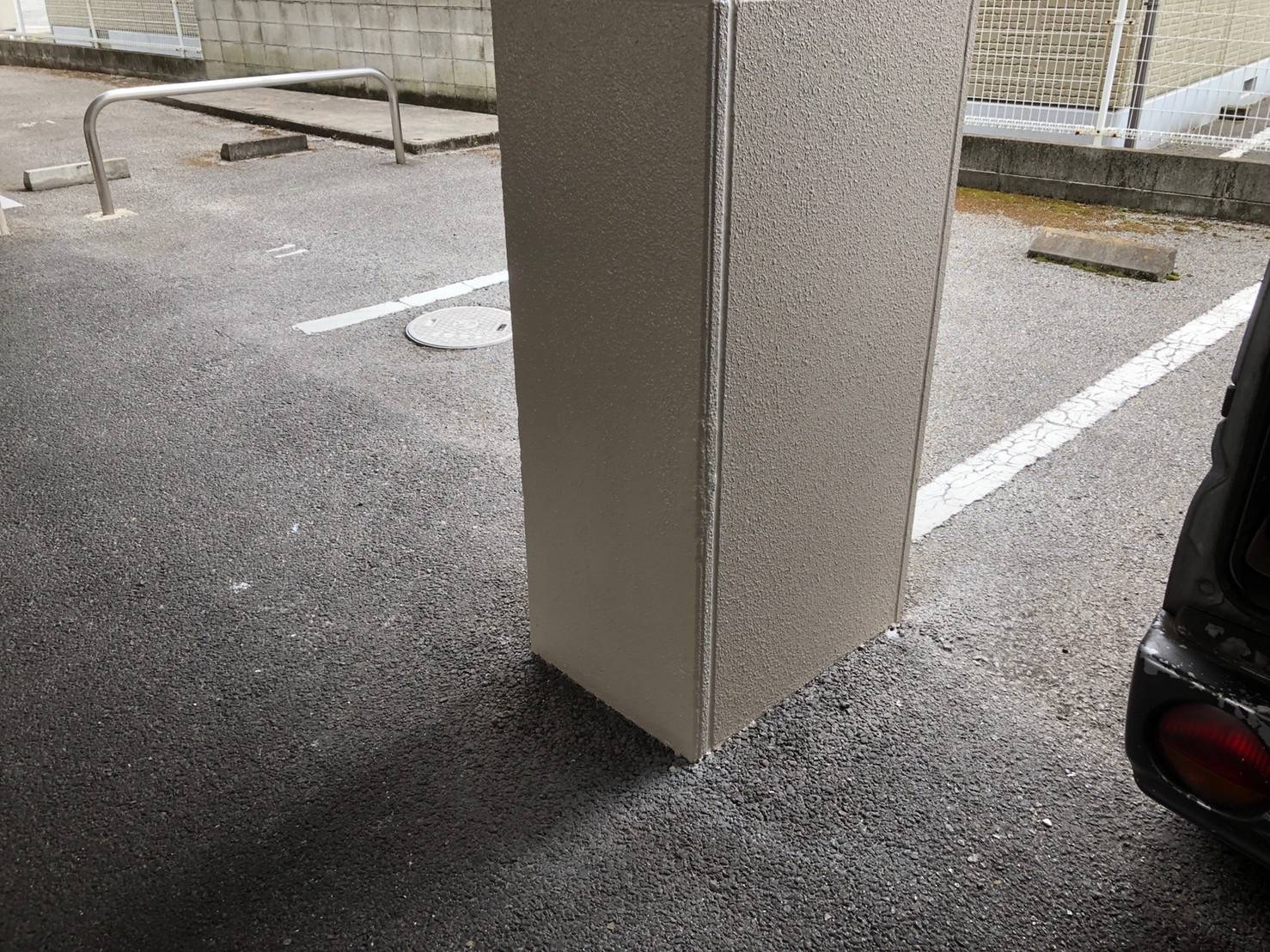 調色塗装による外壁リペアの完了