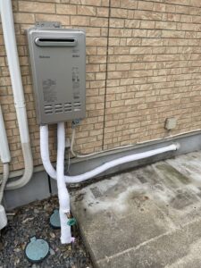 パロマ製ガス給湯器への切り替え工事完了