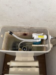 新規ボールタップ等の部品交換・調整完了
